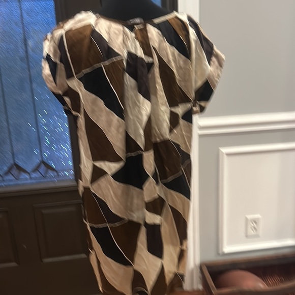 Kenneth Cole brown size 10 shirt - Picture 2 of 3